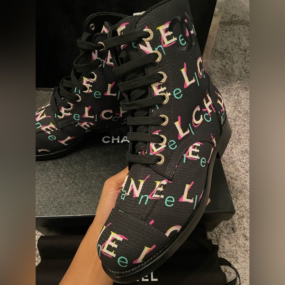 Chanel Boots Size 38 (Wore Once) - Picture 2 of 7